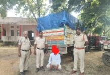 భారీగా అక్రమంగా తరలిస్తున్న రేషన్ బియ్యం పట్టివేత